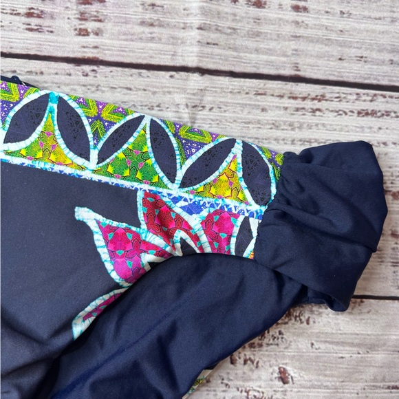 Trina Turk Navy Swim Bikini Bottom - Picture 2 of 7